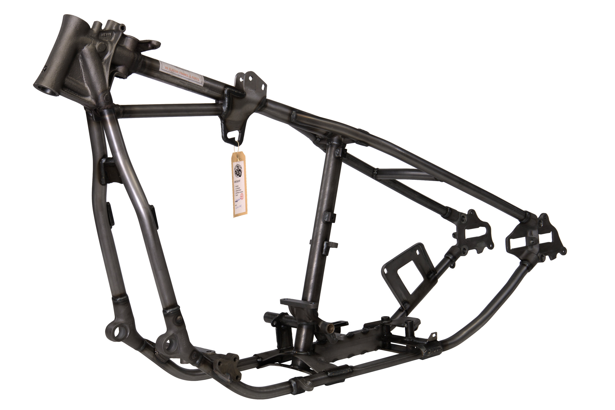 1949–1951 EL/FL Panhead Wishbone Rigid Frame - side view