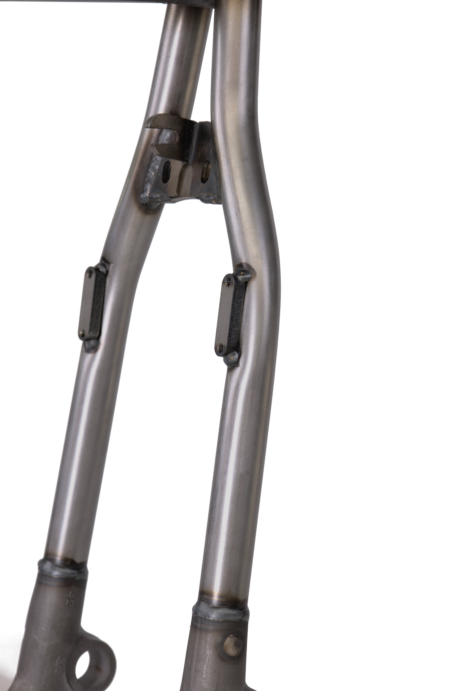 1949–1951 EL/FL Panhead Wishbone Rigid Frame detail